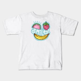 SMILE AND BE HAPPY Kids T-Shirt